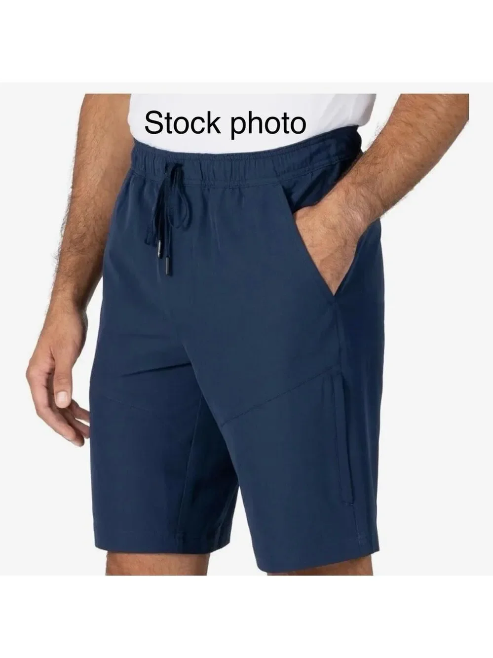 Gerry Men's Gray 4-Way Stretch, Elastic Waistband Lightweight Trail Short Sz XXL